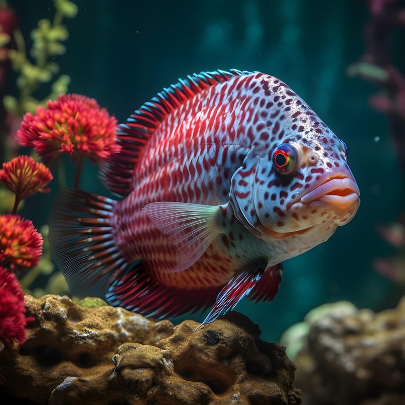 Vibrant fish species